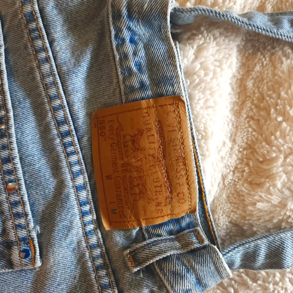 Handmade Vintage Denim Levis Bag With Long Strap Deep Interior Hippie/boho Vibe - Picture 5 of 8